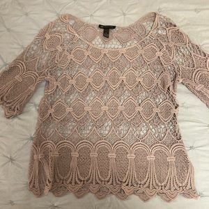 INC mesh too. Cream color